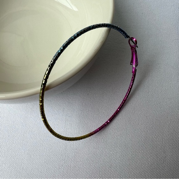 Earring Bundle, Gold & Multi Hoops - Picture 5 of 6